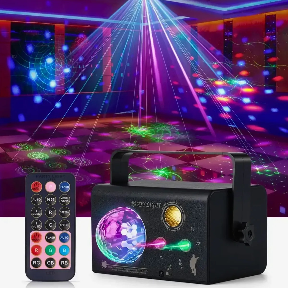 EFECTO LED LASR 3 en 1 EMS45
